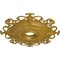 Ekena Millwork Orleans Ceiling Medallion (Canopies up to 8 1/4"), 38 3/8"OD x 6 5/8"ID x 2 7/8"P, Pharaohs Gold CM38OLPGS - alternate 3